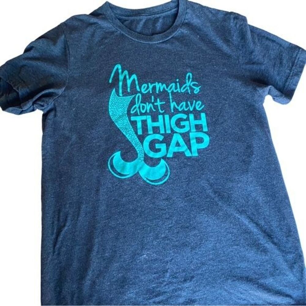 Mermaids Dont Have Thigh Gaps Womens Graphic Tee Shirt
